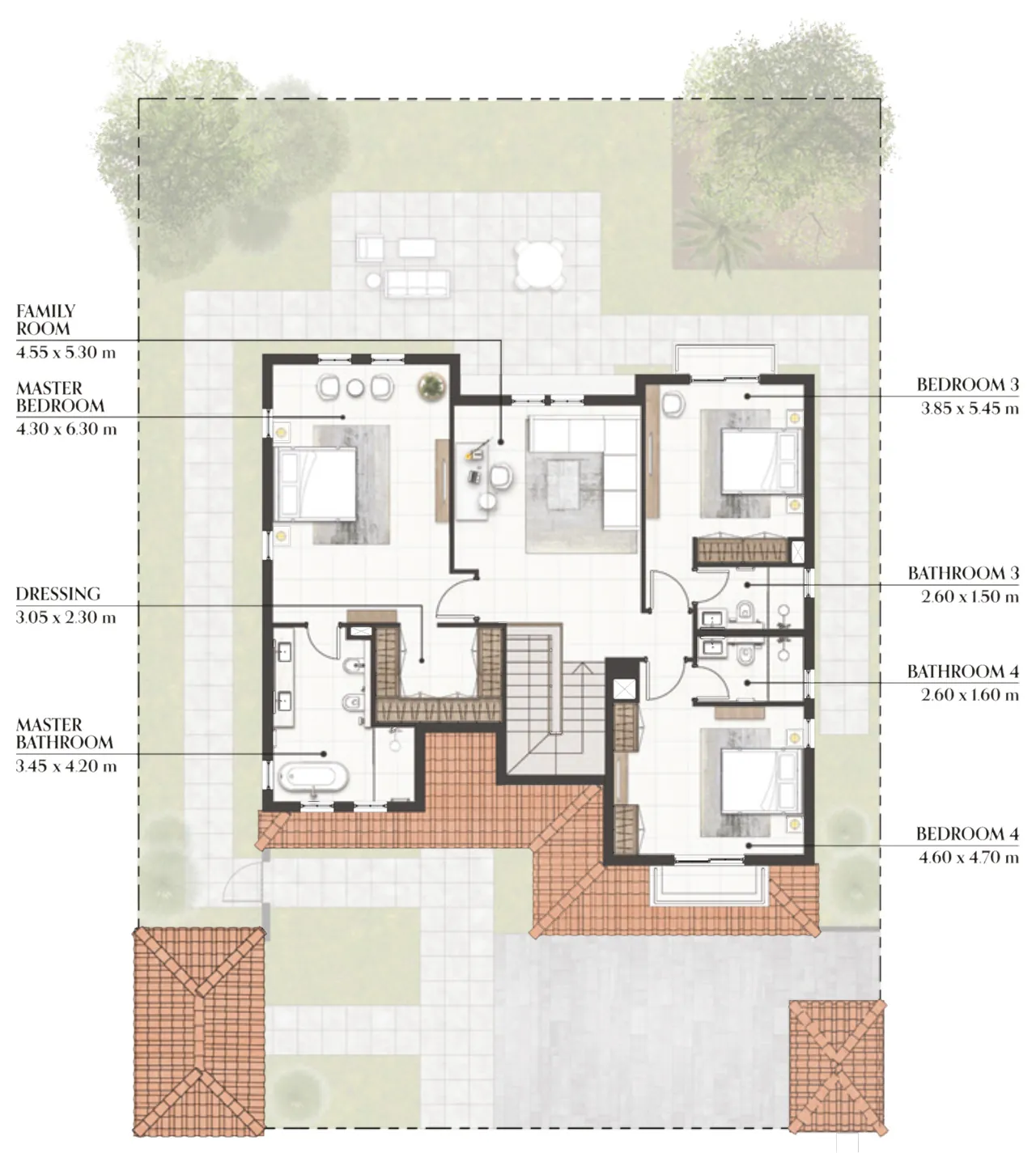 Sunset Bay 1 Bedroom Floor Plan